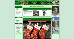Desktop Screenshot of irishtoothache.com