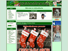 Tablet Screenshot of irishtoothache.com